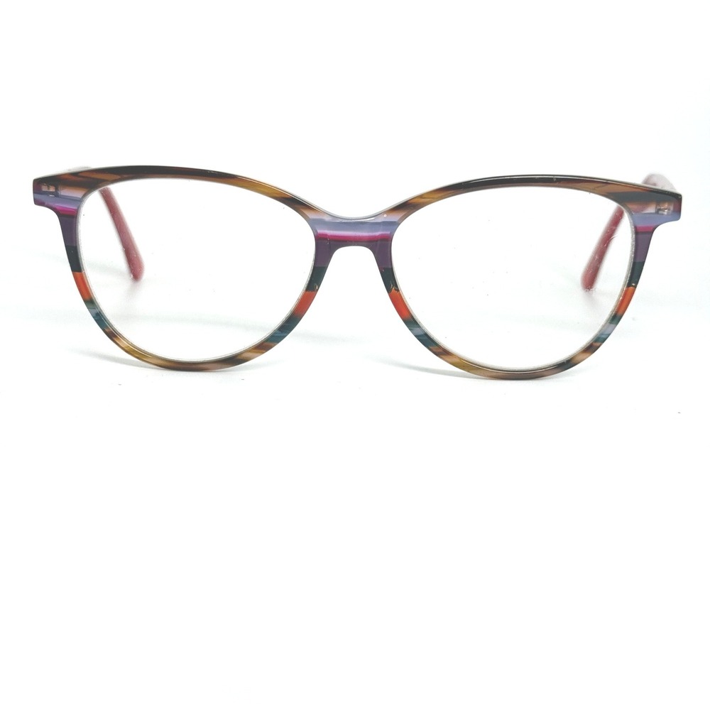 Di Valdi DVO8016 COL60 Eyeglasses Frames Multicolored‎ Cat Eye 53-15-140 21796